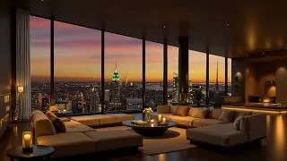 Thumbnail: Soothing Jazz Background Music and The NY City Night Setting – Sweet Jazz Helps To Calm Emotions