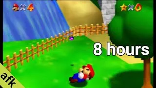 Thumbnail: Super Mario 64 – 8 Hours in Peach’s Castle Courtyard (Relaxing Waterfall Ambience, No Commentary)