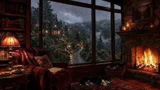 Thumbnail: 3 Hours of Cozy Rain & Fireplace Sounds 🔥 Rainy Night Ambience for Sleep, Study & Relaxation