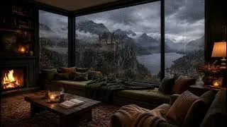 Thumbnail: 8 HOURS of Rain at a Cozy Castle Lake 🌧️🏰 | Relaxing Rain Sounds for Sleep & Reading