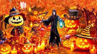 Thumbnail: Cozy Autumn Forest Halloween Ambience 🎃 Best Relaxing Halloween Spooky Music 👻 Halloween Music 2026