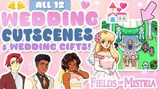 Thumbnail: ALL 12 WEDDINGS in Fields of Mistria 1.0! Marriage & Reception Cutscenes With Every ROMANCE OPTION! 