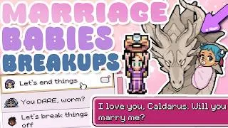 Thumbnail: BREAKUPS, MARRIAGE & BABIES! Full ROMANCE GUIDE for Fields of Mistria 1.0 Full Release!