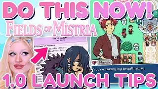 Thumbnail: Helpful Tips for Fields of Mistria 1.0 Full Release!