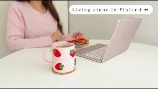 Thumbnail: Living alone in Finland I daily life, silent vlog, Moomin cafe, living in Helsinki
