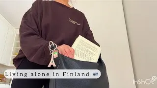 Thumbnail: Living alone in Finland 🇫🇮 I Cozy days with me, silent vlog, slow living