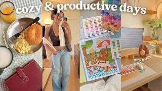 Thumbnail: days at home🧺 morning routine, productive tasks, office redo & coloring