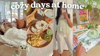 Thumbnail: cozy hobbies, empties tour, & productive days🧺🎨