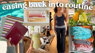 Thumbnail: getting back to it!☀️ productive summer routine reset