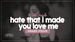 Thumbnail: Ariana Grande - Hate That I Made You Love Me | karaoke Version