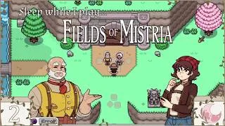 Thumbnail: Reopening the Mines! 💎 | Week 2 Spring 1 🌷 | Fields of Mistria 🌷 | No commentary, just vibes ☕🌙