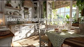 Thumbnail: Granny Chic-Inspired European Country Kitchen Magic – Achieve Effortless Elegance Today!