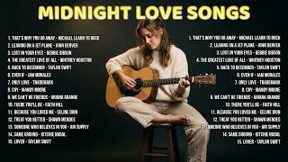 Thumbnail: Late Night Romance 💫 | Heartfelt Love Songs, Acoustic Favorites and Peaceful Midnight Vibes
