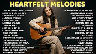 Thumbnail: Heartfelt Melodies ✨ | Beautiful Love Songs and Soft Acoustic Ballads for Midnight Listening