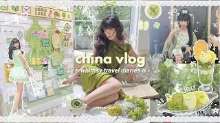 Thumbnail: china vlog🥟🍀 best shanghai spots, aesthetic shopping, cute cafes, photoshoot, hanfu, what i ate