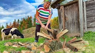 Thumbnail: Hard Village Life on a Mountain Peak: How a Lonely Grandma Manages Everything Herself. Documentary