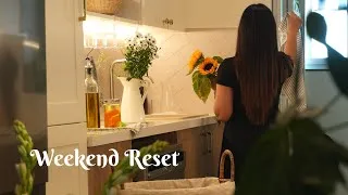 Thumbnail: Sunday Reset Routine 🌿 | Cleaning Motivation + Home Decorating Ideas | Productive Weekend Vlog