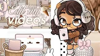 Thumbnail: How I edit my videos *tutorial*౨ৎ💻🍦|| voiced 🔊