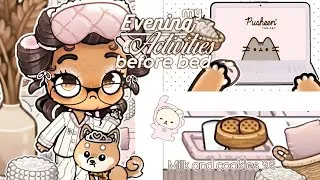 Thumbnail: My cozy Evening activities before bed ୨୧💭|| ASMR+voiced 🔊