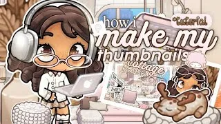 Thumbnail: How I make my *AESTHETIC thumbnails 💻| voiced🔊