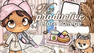 Thumbnail: My productive morning routine before college 🧺|ASMR+voiced🔊