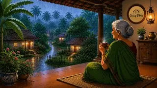 Thumbnail: A Rainy Day That Feels Like the 90s 🌧️ | Grandma’s Chicken Curry | Indian Village ASMR