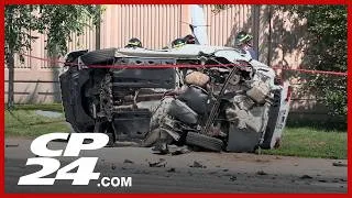Thumbnail: Driver airlifted to hospital in critical condition after Mississauga crash