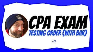Thumbnail: Best CPA Exam Testing Order (with BAR)