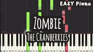 Thumbnail: The Cranberries - Zombie (Easy Piano, Piano Tutorial) Sheet
