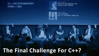 Thumbnail: Inside C++'s Biggest Challenge | Panel Discussion with Bjarne Stroustrup, Herb Sutter & More