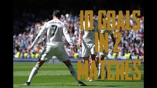 Thumbnail: Cristiano Ronaldo ● 10 Goals in 2 Matches ● 2 Super Hat-tricks