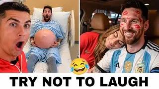 Thumbnail: FUNNIEST AI Ronaldo & Messi Videos ( Try Not To Laugh ) 🤣