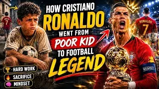 Thumbnail: How Cristiano Ronaldo Went From Poor Kid to Football Legend 🤫 #cr7 #football #goat 