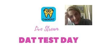 Thumbnail: Dental Admission Test - LiveStream Session 4 for Pre-Dental Students (Hosted by CrackDAT.com)
