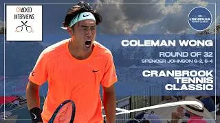 Thumbnail: Coleman Wong | Defeated S. Johnson Rd-of-32 [Cranbrook Tennis Classic]