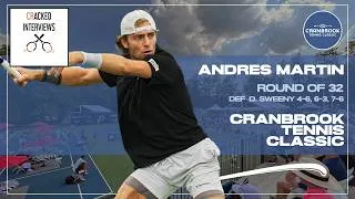 Thumbnail: Andres Martin | Defeated D. Sweeny Rd-of-32 [Cranbrook Tennis Classic]