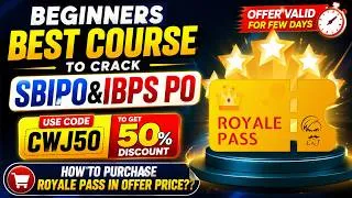 Thumbnail: BEST  COURSE IN BEST OFFER PRICE | ALL IN ONE COURSE FOR BANKING | HOW TO PURCHASE ROYALE PASS ??