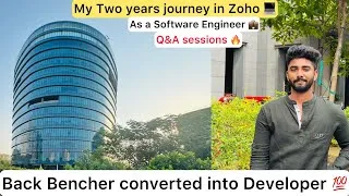 Thumbnail: 💼Two years journey in Zoho as a Software Engineer 💻| Q&A session in technical 