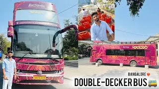 Thumbnail: 🚌Double-Decker Bangalore city bus 😱 | Hop-on Hop-off ❤️‍🔥 #bangalore #ksrtc #vlogger 