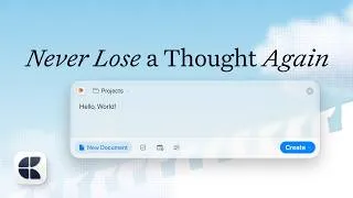 Thumbnail: Quick Entry & Default Daily Note Template Update