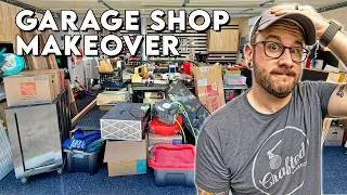 Thumbnail: My garage shop was a DISASTER! Garage Storage Makeover