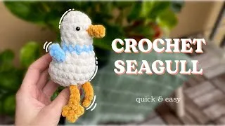 Thumbnail: How to crochet a SEAGULL Crochet Tutorial: Step-by-Step for Beginners DIY