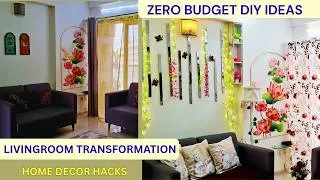 Thumbnail: ₹0Budget Living Room Makeover |Before vs After Shocking TransformationOld Living Room to Luxury Look
