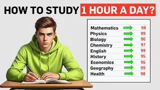 Thumbnail: How to Get Perfect Grades by Studying 1 Hour a Day | 7 Proven Tips