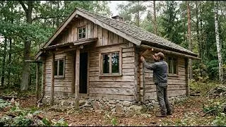Thumbnail: 30 Days Building a Wooden Cabin in the Amazon Rainforest