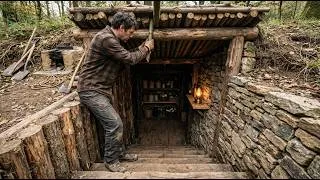 Thumbnail: 30 Days Building a Secret and Safe Underground Shelter | Bushcraft, Survival