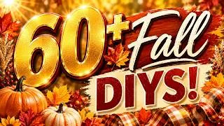 Thumbnail: 60+ GORGEOUS Fall Dollar Tree DIY Craft Hacks