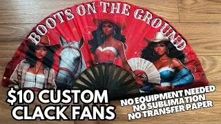 Thumbnail: BEGINNER FRIENDLY! How to Make Customizable Clack Fans with No Equipment or Paper Needed!!!