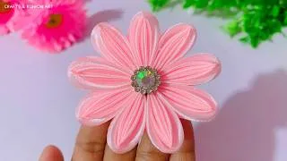 Thumbnail: DIY Satin Ribbon flowers | Easy Ribbon flower | Beautiful Ribbon FlowerTutorial 🌸