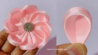 Thumbnail: DIY Satin Rose Flowers – Romantic & Easy Craft Idea _ DIY crafts